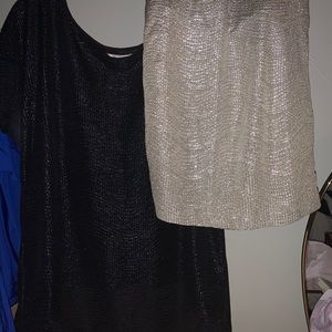 BCBG Mini skirt outfit